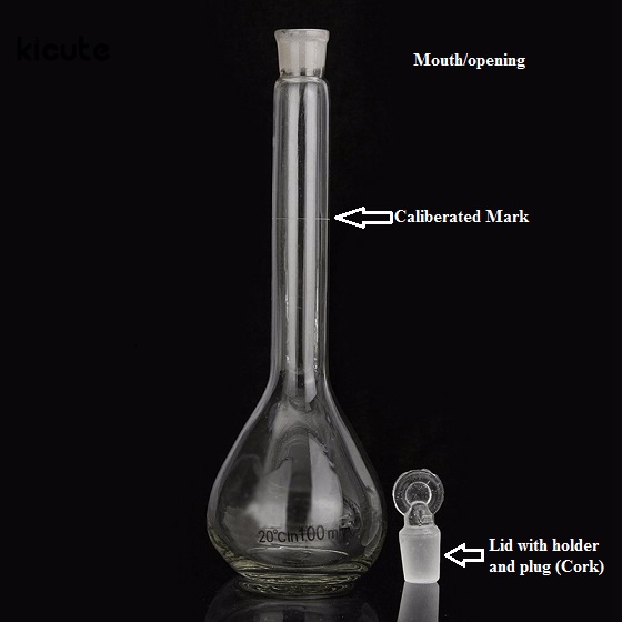 Volumetric Flask Its Sizes Function And Uses In Labs